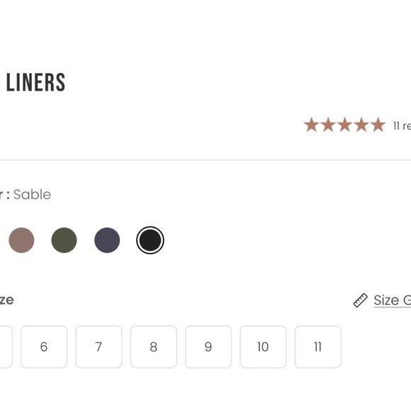 TKEES Black Leather Slim Strap Flip Flop Sandals - Lily Liners - Color Sable - Picture 7 of 8